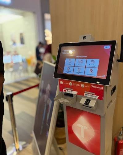 Kiosk digital Telkomsel